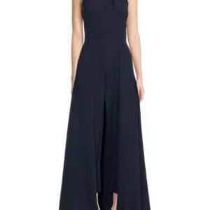 Julia Jordan Highneck Cape Jumpsuit